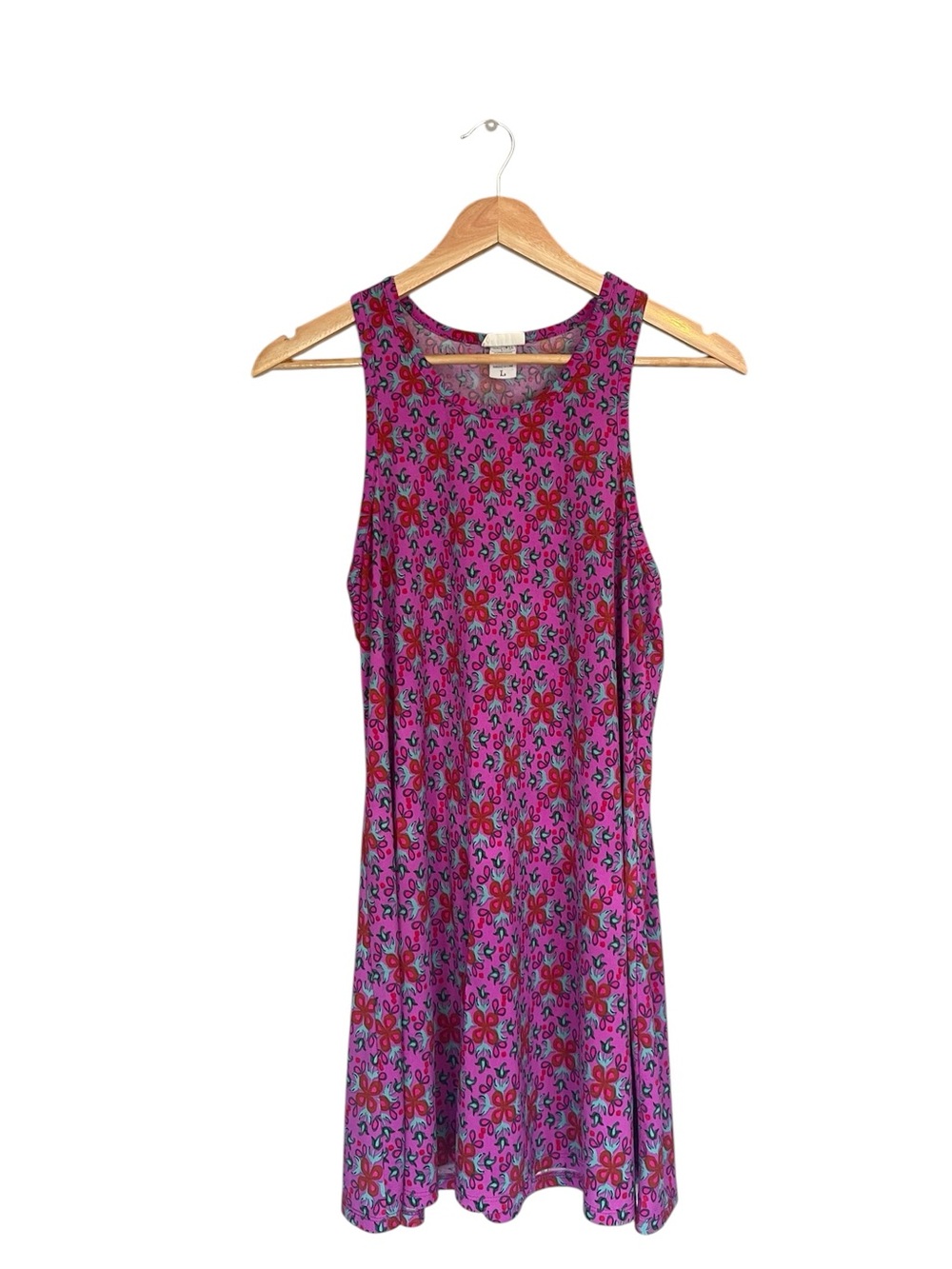Natural Life Magenta Floral Dress
